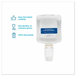 Georgia Pacific Professional GP enMotion High-Frequency-Use Foam Sanitizer Dispenser Refill, 1,000 mL, Fragrance-Free, 2/Carton