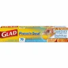 Glad Press'n Seal Food Plastic Wrap, 70 sq ft, 12/Carton