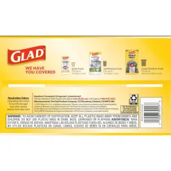 Glad ForceFlex Tall Kitchen Drawstring Trash Bags, 0.72 mil, 13 Gallon, Gain Lavender with Febreze Freshness, 110 Count