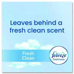 Glad OdorShield Quick-Tie Small Trash Bags, 0.5 mil, Tie-Flap, 4 gal, Febreze Fresh Clean Scent, 8 x 18, White, 26 Bags/Box, 6 Boxes/Carton