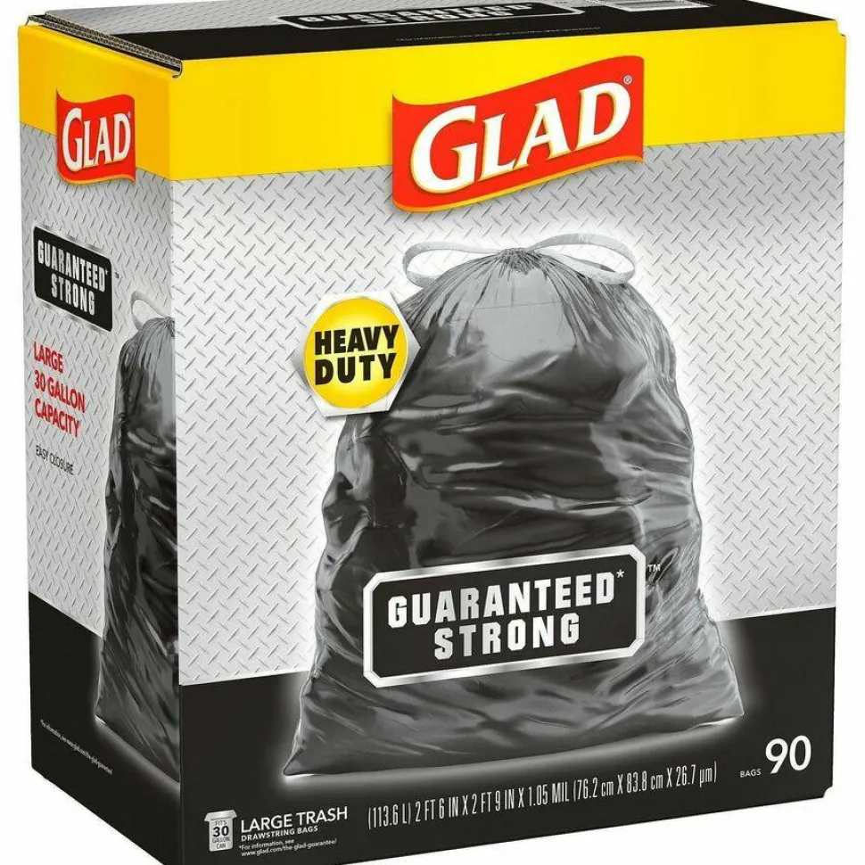 Glad Strong Large Drawstring Trash Bags