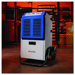 Global Industrial Commercial Dehumidifier with Humidistat, 70 pt Tank Capacity, 17 x 20.31 x 32.5, Gray