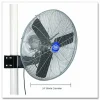 Global Industrial Deluxe Oscillating Fan, Pole or Column Mount, 24", 4,660 CFM, 1/2 hp