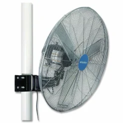 Global Industrial Deluxe Oscillating Fan, Pole or Column Mount, 30", 7,300 CFM, 1/2 hp