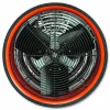 Global Industrial Electric Salamander Heater with Adjustable Thermostat 480 V, 30,000 W, 23.03 x 7.12 x 24.68, Orange