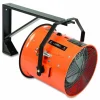 Global Industrial Electric Salamander Heater with Adjustable Thermostat, 240 V, 15,000 W, 23.03 x 34.75 x 24.68, Orange