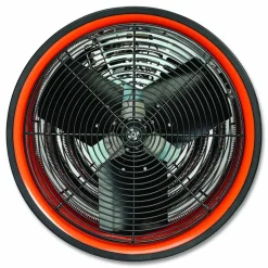 Global Industrial Electric Salamander Heater with Adjustable Thermostat, 240 V, 15,000 W, 23.03 x 34.75 x 24.68, Orange