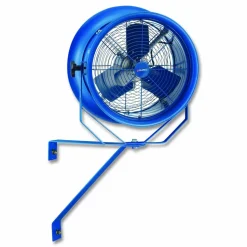Global Industrial High Velocity Fan, Wall and Column Mount, 22", 1 Speed, Blue