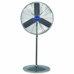 Global Industrial Oscillating Pedestal Fan, 30", 3 Speeds, Gray