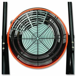 Global Industrial Portable Salamander Heater with Adjustable Thermostat, 30,000 W, 22 x 28 x 38.5, Orange