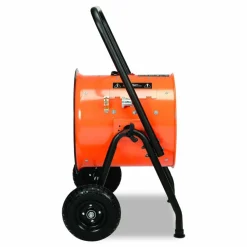 Global Industrial Portable Salamander Heater with Adjustable Thermostat, 30,000 W, 22 x 28 x 38.5, Orange