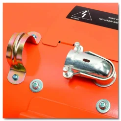 Global Industrial Portable Salamander Heater with Adjustable Thermostat, 30,000 W, 22 x 28 x 38.5, Orange