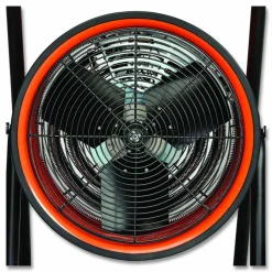 Global Industrial Portable Salamander Heater with Adjustable Thermostat, 208 V, 15,000 W, 21.59 x 28 x 38.5, Orange