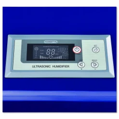 Global Industrial Ultrasonic Humidifier, Cool Mist with Dual Output, 53 pt Tank Capacity, 18.25 x 24.75 x 22.25, Blue