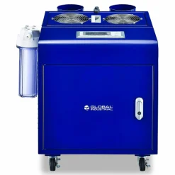 Global Industrial Ultrasonic Humidifier, Cool Mist with Dual Output, 53 pt Tank Capacity, 18.25 x 24.75 x 22.25, Blue