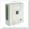 Global Industrial Unit Heater Horizontal or Vertical Downflow, Multi-Watt, 7,500 W, 19 x 8.5 x 21.43, White