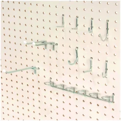 Global Industrial Pegboard Hooks, 30-Piece Assorted Hooks, Steel