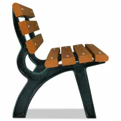 Global Industrial Recycled Plastic Benches with Back, 48
