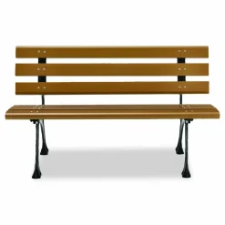Global Industrial Recycled Plastic Benches with Back, 48