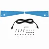 Global Industrial Upper Workbench Shelf, 3 Duplex Outlets, For Use With 72" Wide Workbenches, 100 lb Weight Capacity