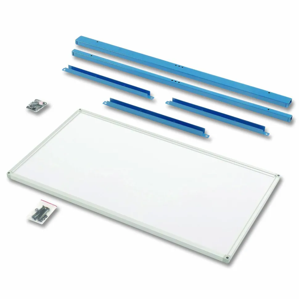 Global Industrial Workbench Whiteboard Panel Kit, Steel/Aluminum, 48"