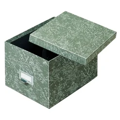 Globe Weis Index Card Storage Tray, 6" x 9", 70% Recycled, Green