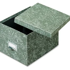 Globe Weis Index Card Storage Tray, 6" x 9", 70% Recycled, Green