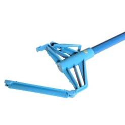 Globe Commercial Products Fiberglass Quick Release Mop Handle, 60", Blue
