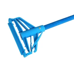 Globe Commercial Products Mop Handle, 60”, Fiberglass, Blue