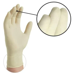 Gloveworks Ivory Latex Powder-Free Industrial Gloves, XL, White, 100 Gloves Per Box