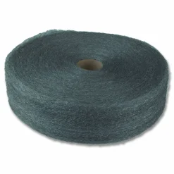 GMT Industrial-Quality Steel Wool Reel, #3 Coarse, 5 lb Reel, Steel Gray, 6/Carton