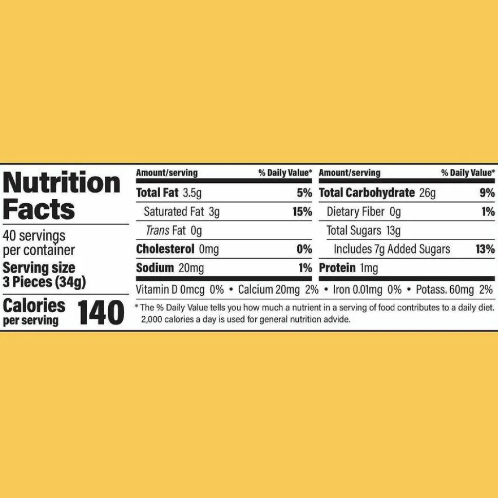 Goetze's Caramel Creams Candy, Caramel, 48 oz Bag