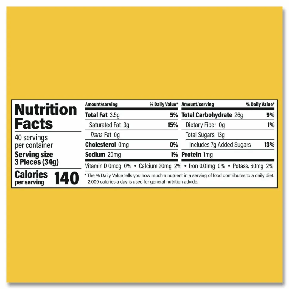 Goetze's Caramel Creams Candy, Caramel, 48 oz Bag