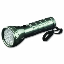 GoGreen Power 28 LED Professional Flashlight, 3 AAA Batteries (Included), Black/Silver