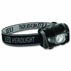 GoGreen Power LED Headlights, 3 AAA Batteries (Included), Black