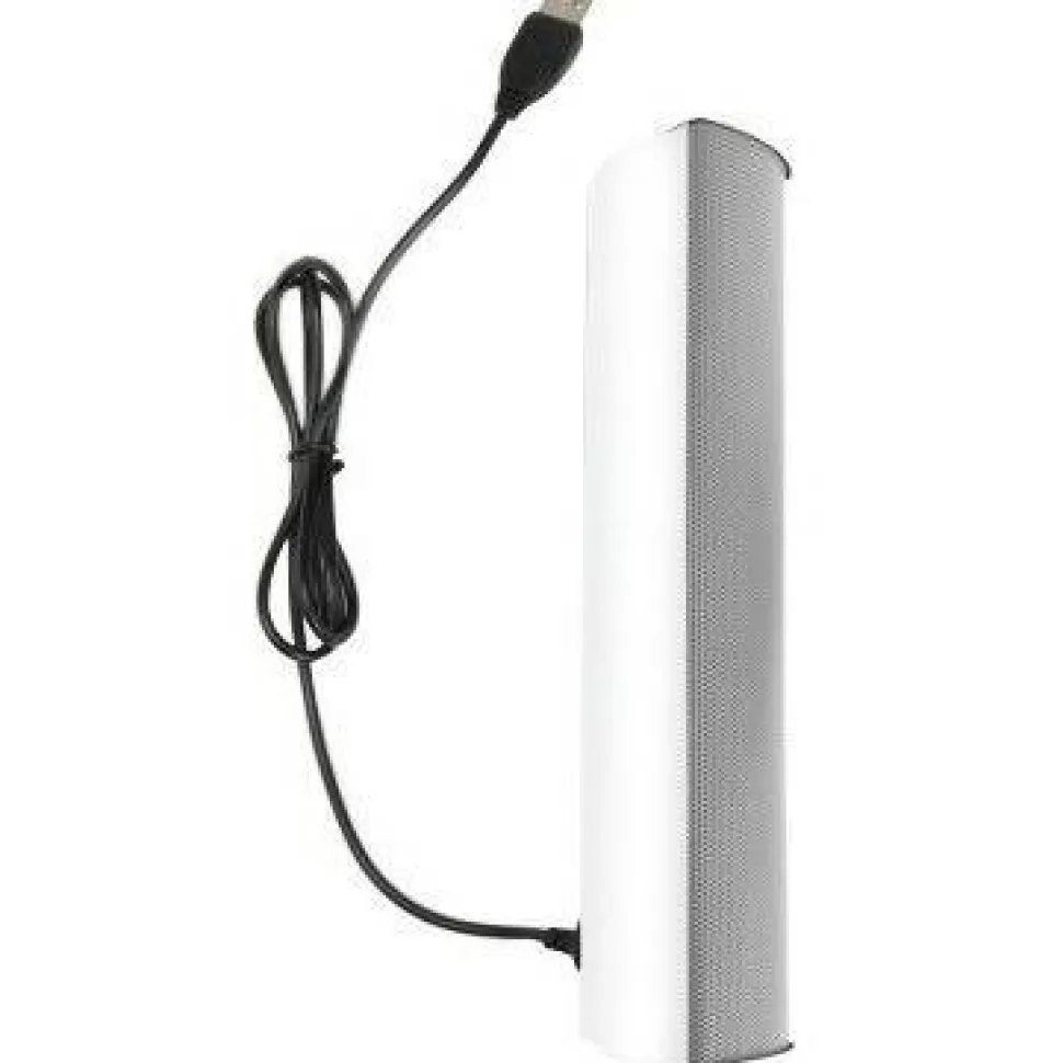 GOgroove SonaVERSE GGSVUSB100WTEW Portable Speaker System - 2 W RMS - White