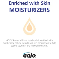 GOJO Botanical Foam Handwash Refill, For ADX-12 Dispenser, Botanical Scent, 1,250 mL, 3/Carton
