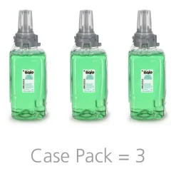 GOJO Botanical Foam Handwash Refill, For ADX-12 Dispenser, Botanical Scent, 1,250 mL, 3/Carton