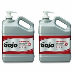 GOJO Cherry Gel Pumice Hand Cleaner, Cherry Scent, 1 gal, 2/Carton