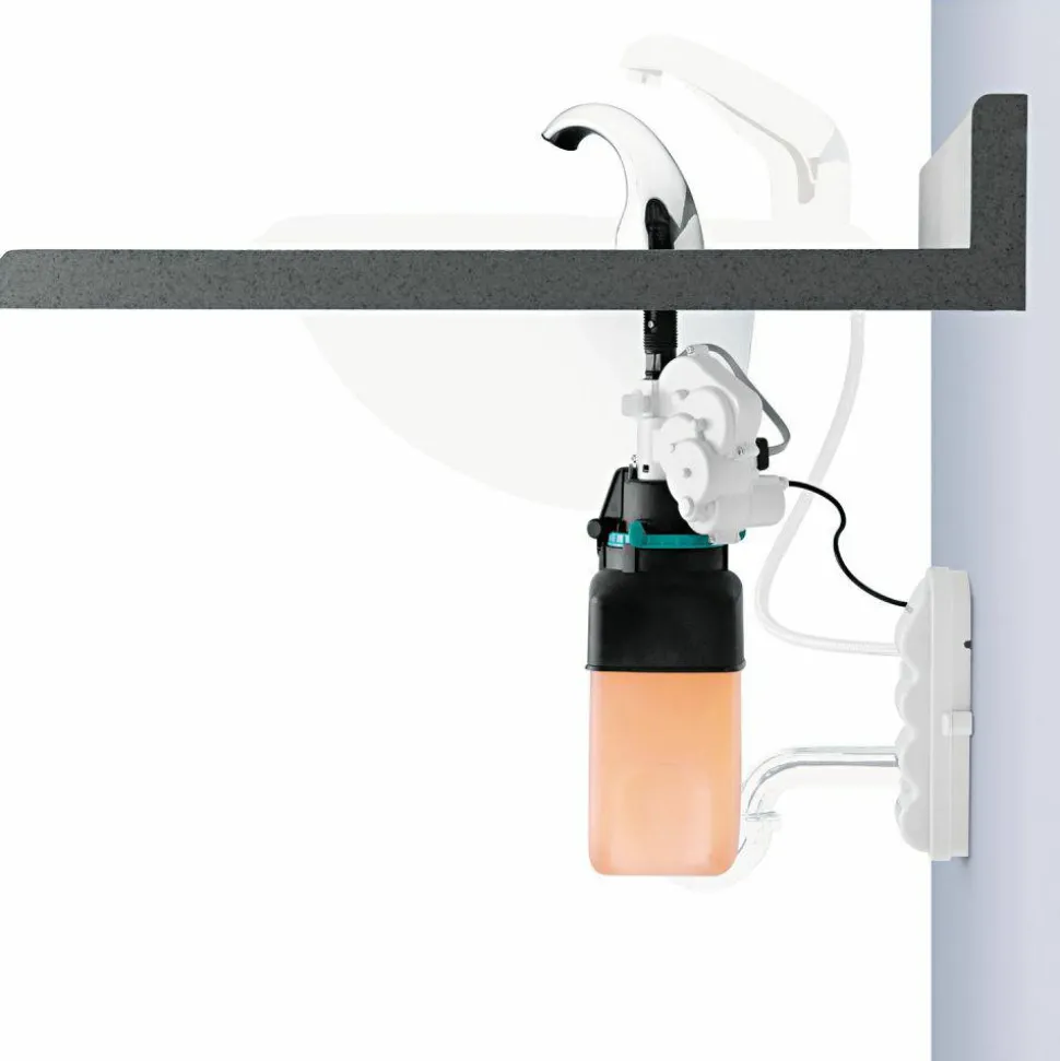 GOJO CXi Touch Free Counter Mount Dispenser, 1,500 mL/2,300 mL, 2.25 x 5.75 x 9.39, Chrome