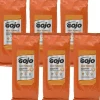 GOJO FAST TOWELS Hand Cleaning Towels, 2-Ply, 7.75 x 11, Fresh Citrus, Blue, 60/Pack, 6 Packs/Carton