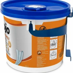 GOJO FAST TOWELS Hand Cleaning Towels, 9 x 10, Fresh Citrus, Blue, 225/Bucket, 2 Buckets/Carton