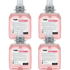 GOJO FMX-12 Luxury Foam Hand Wash Soap, Cranberry Scent, 42.27 Oz, Carton Of 4 Bottles