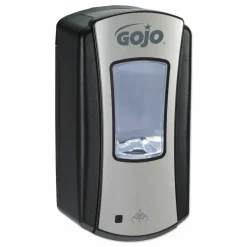 GOJO LTX-12 Touch-Free Dispenser, 1,200 mL, 5.75 x 3.33 x 10.5, Brushed Chrome/Black