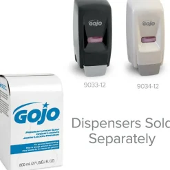 GOJO Premium Lotion Soap Refill, Waterfall Scent, 800 mL, 12/Carton