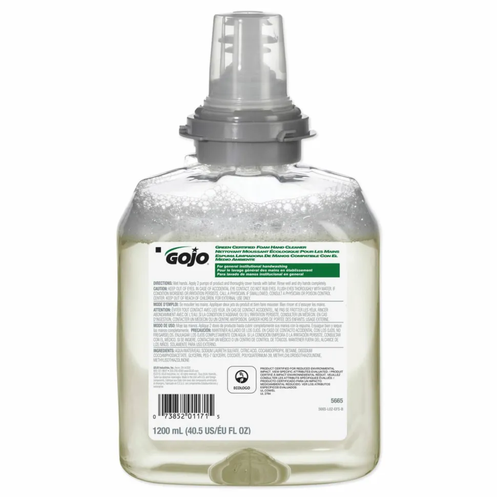 Gojo TFX Foam Hand Soap Refills, 40.5 Oz., Pack Of 2