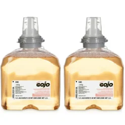 GOJO TFX Touch-Free Antibacterial Foam Hand Soap, Orange Scent, 40.5 Oz, Carton Of 2 Bottles
