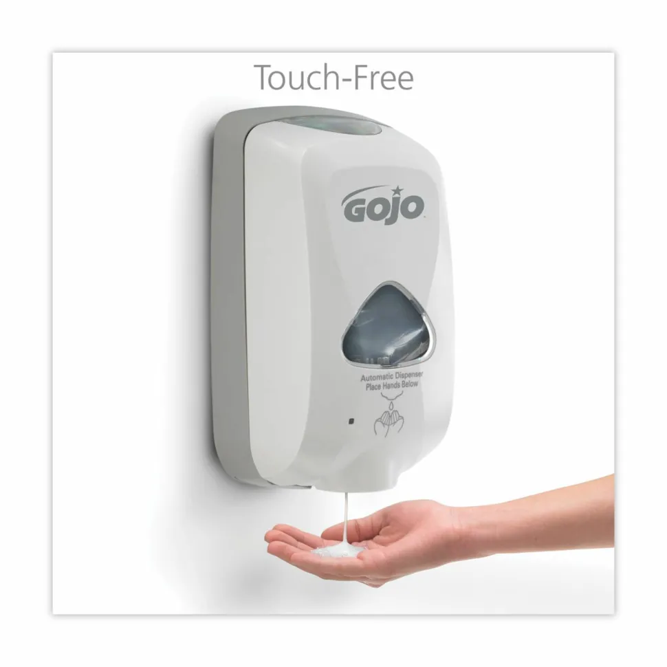 GOJO TFX Touch-Free Automatic Foam Soap Dispenser, 1,200 mL, 4.1 x 6 x 10.6, Gray