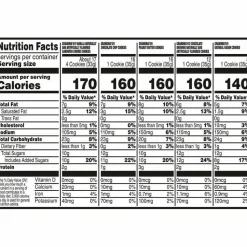 Grandma's Cookies Variety Tray, Assorted Flavors, (6) 3.25 oz, (26) 2.5 oz, 32 Bags/Carton