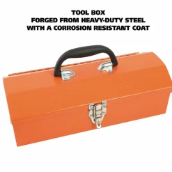 Great Neck 16 Piece Light-Duty Tool Box Set, Red